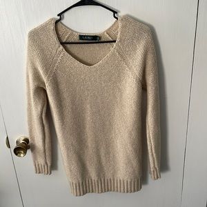Ralph Lauren neutral comfortable sweater, size Womens small